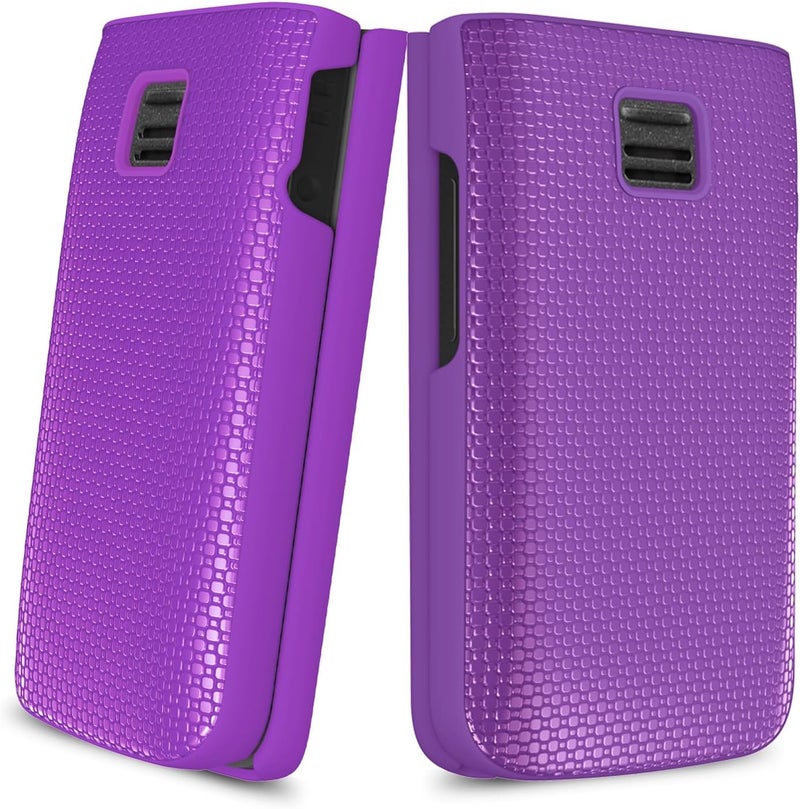 Mocotto for TCL Flip 3 Phone case with Screen Protector Slim Hard Shell Protector Cover for T435 (2024) (TCL Flip 3,Purple) - Image 4